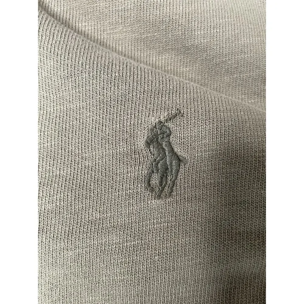 Polo Ralph Lauren Sportsman Sweatshirt Men's XL Army Green Thermal Lined Crewnec
